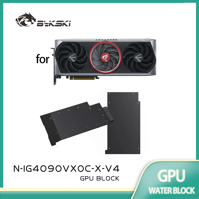 Rtx 4090 Water Block Full Cover - Bykski GPU Bloğu, Colorful IGame RTX